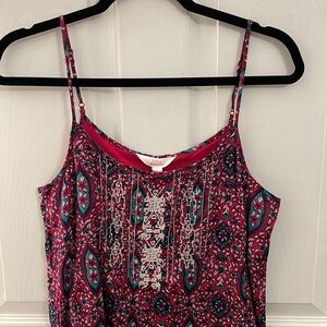 Sun & Shadow Embroidered Sharkbite Sundress